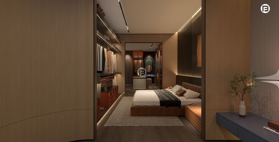 Corrosion Resistant Stainless Steel Bedroom Walk In Closet Sophisticated