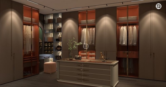 Corrosion Resistant Stainless Steel Bedroom Walk In Closet Sophisticated