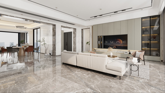Custom Made TV Cabinet Solutions With Functional Storage And Off-White Almond Color