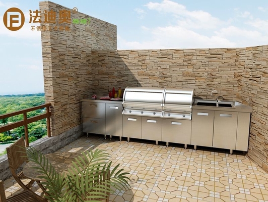 Stylish Durable Fadior Stainless Steel Exterior Cabinets Corrosion Resistance