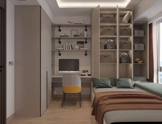 Space-Saving Durable Beige Color Stainless Steel Tatami Cabinet Solution