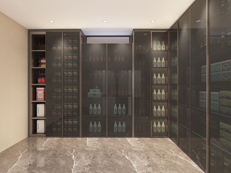 Luxurious Stainless Steel Basement Storage Cabinets Perfect Fusion Of Elegance And Practicality